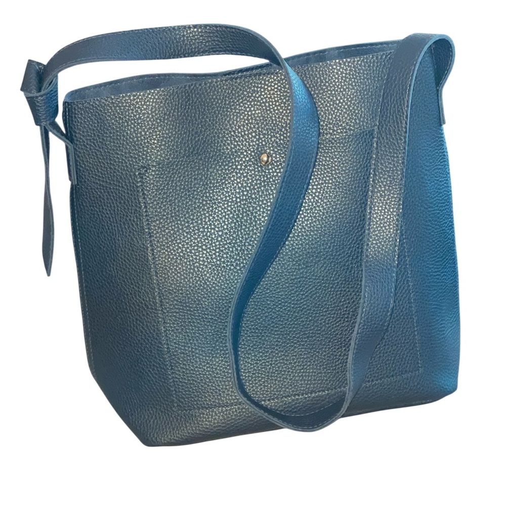 Ulta Beauty Navy Blue Shoulder Bag, Faux Leather